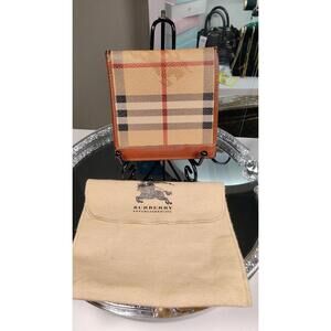 Burberry Classic NovaCheck Leather Trim wallet